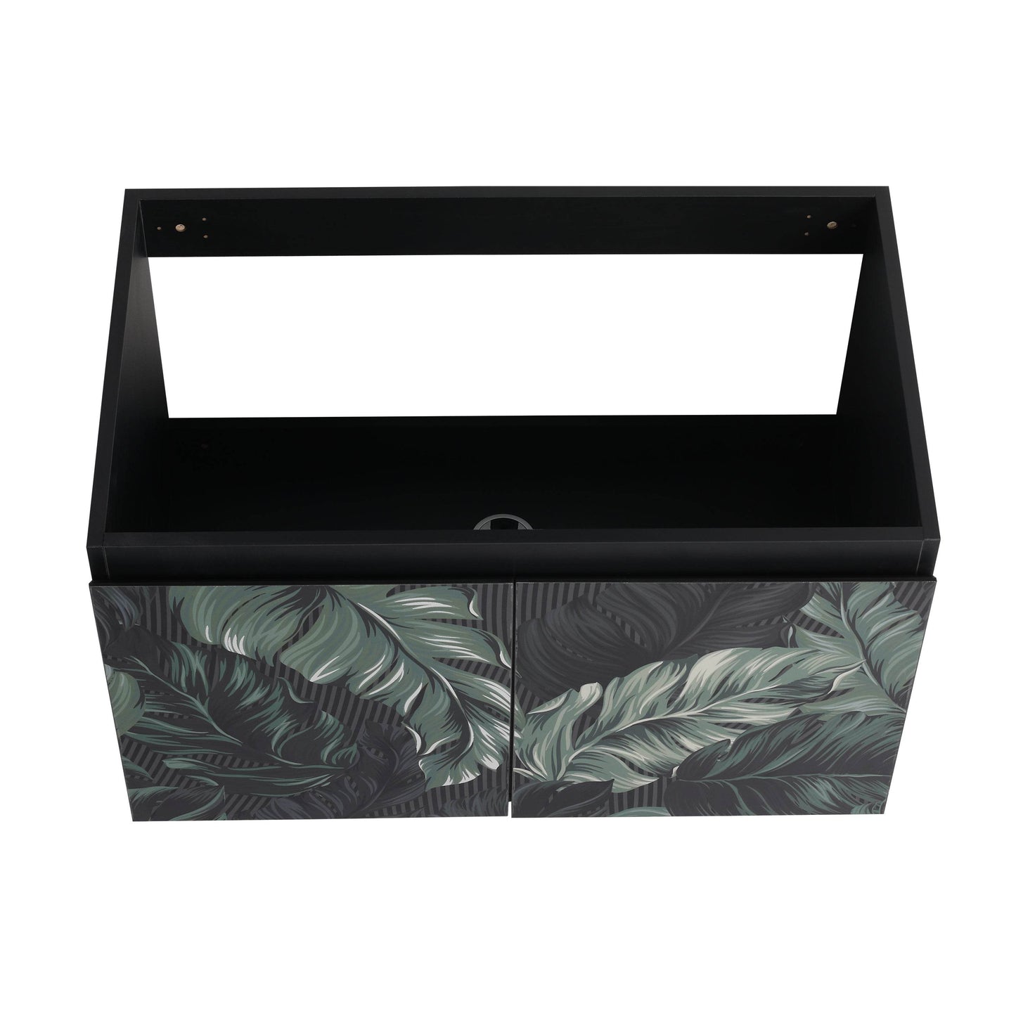 MLNshops 30 Inch Bathroom Cabinet Door Panel with Leaf Design