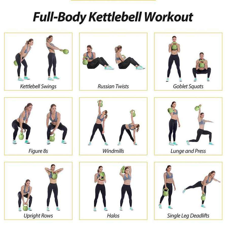 MLNshops Weight Lifting Equipment for Beginners 15LB Kettlebell