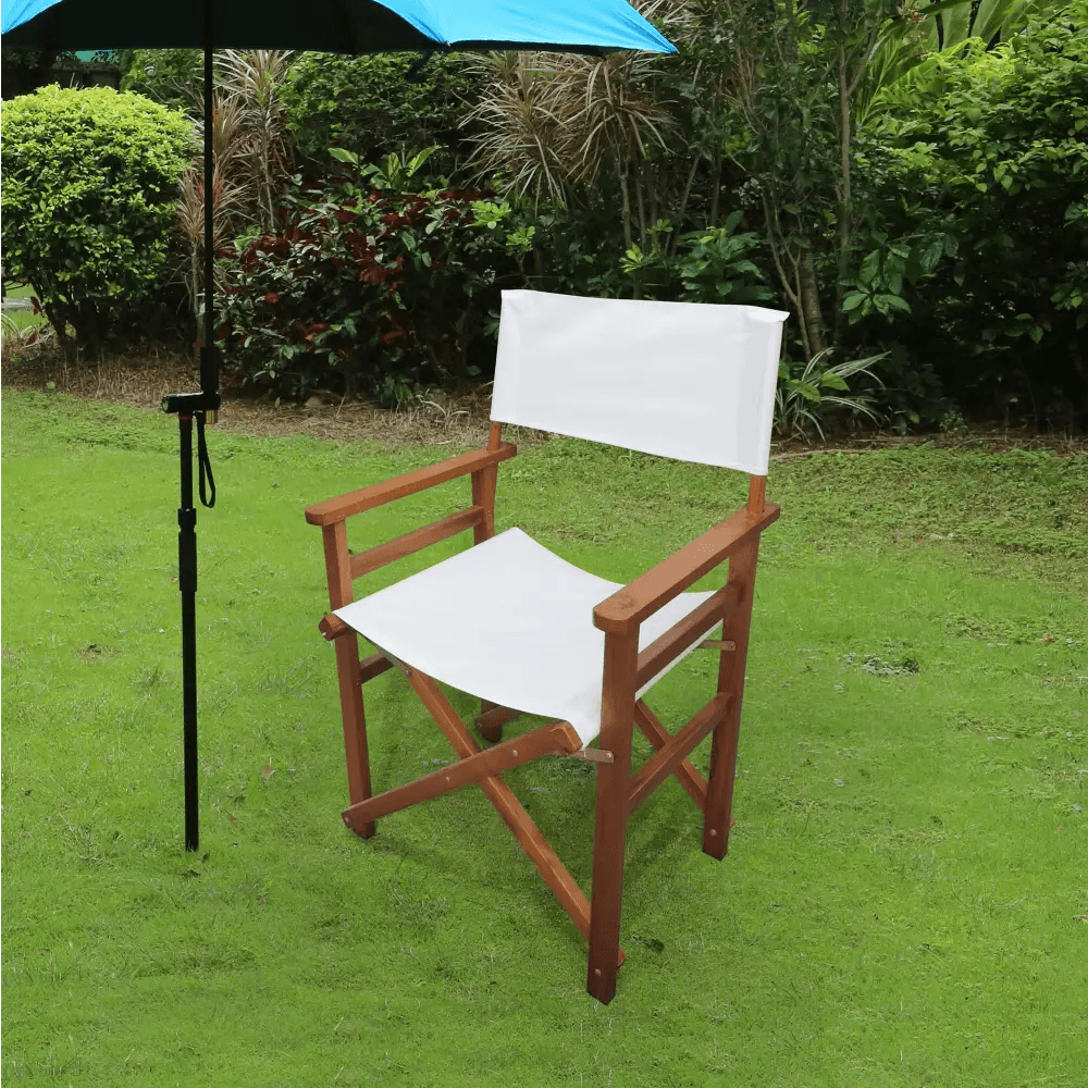 MLNshops Wooden Director Chair Set - Canvas Folding Chairs