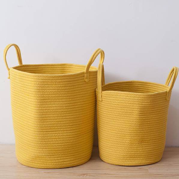 mlnshops Woven Laundry Baskets with Handles - Durable & Stylish - MLNshops