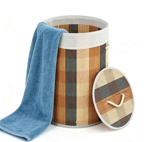 Maximize Space with a Bamboo Laundry Hamper