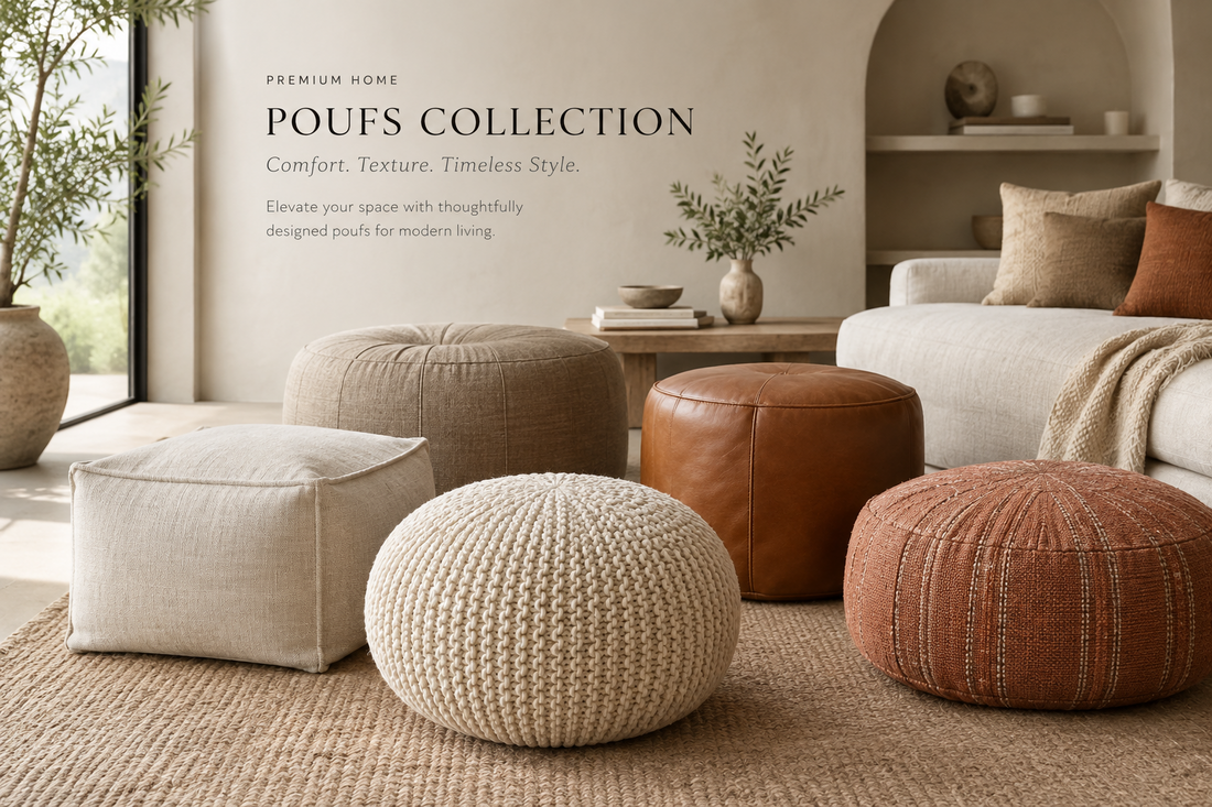 Home Pouf Ottoman for Comfort and Style