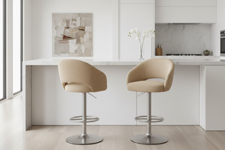 Swivel Bar Stools: Upholstered Comfort