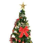 6 ft Christmas tree with ornaments and LED lights, view 3