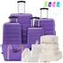 Hardshell Luggage Sets 4 pcs + Bag Spinner Suitcase with TSA Lock Lightweight-16&