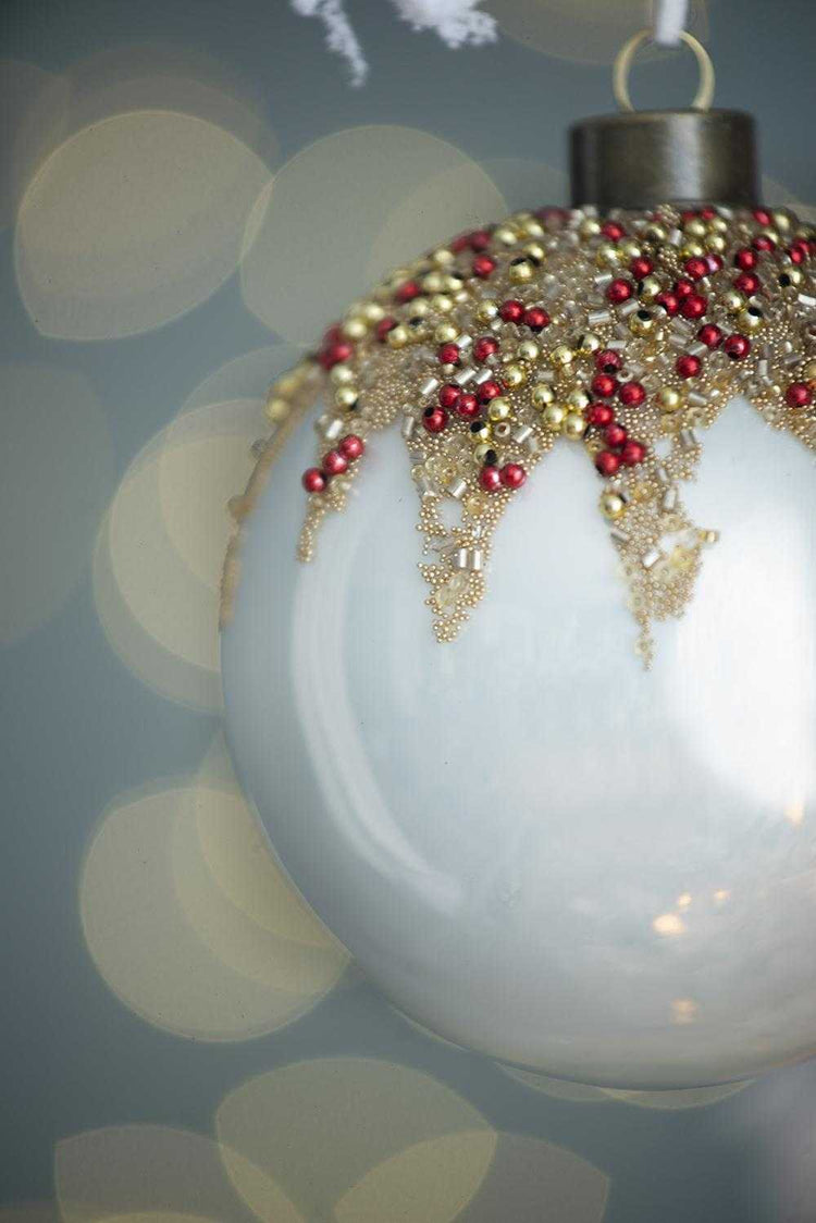 3.9 Inch Glass Christmas Ball Ornaments