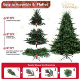 4 ft Christmas tree hinged assembly and metal stand