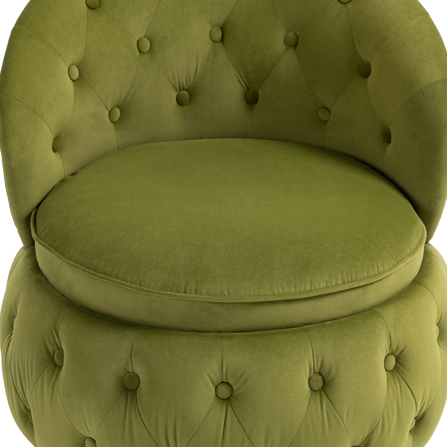 360 Degree Swivel Cuddle Barrel Accent Storage Chairs, Round Armchairs with Wide Upholstered, Fluffy Velvet Fabric Chair for Living Room, Bedroom, Office, Waiting Rooms MLNshops]