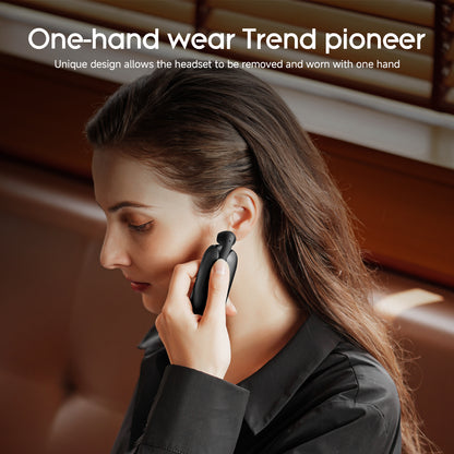 X-BOAT+ Wireless Earbuds 35H Playback BT5.3 ENC Noise Cancelling 13mm Driver IF Award Metal Case Black