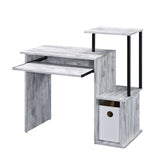 Close-up of Desk with Sliding Keyboard Tray