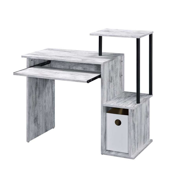 Close-up of Desk with Sliding Keyboard Tray