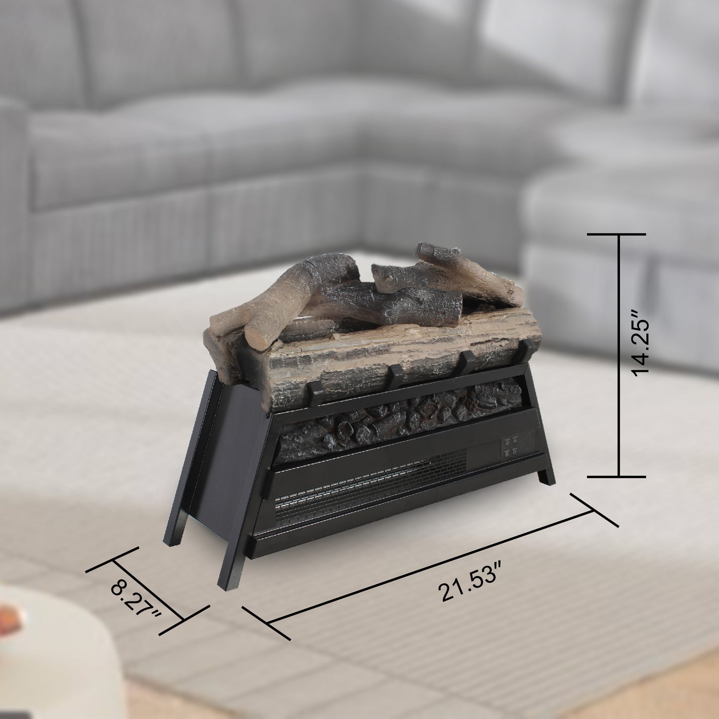 Effortless Comfort with 23" Electric Fireplace Heater