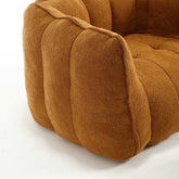 Brown textured chair on a white background