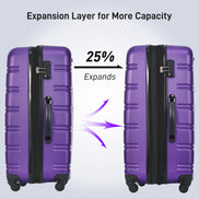 Hardshell Luggage Sets 4 pcs + Bag Spinner Suitcase with TSA Lock Lightweight-16'+20'+24'+28' Luggages