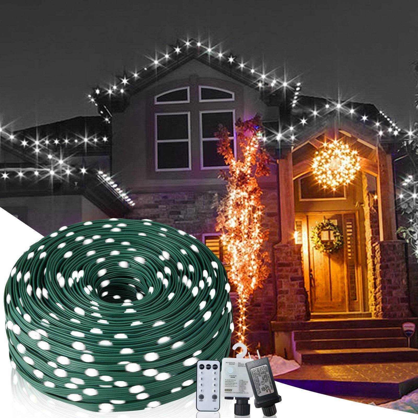 mlnshops 1000 LED Decorative Lights - Christmas Rope Lights