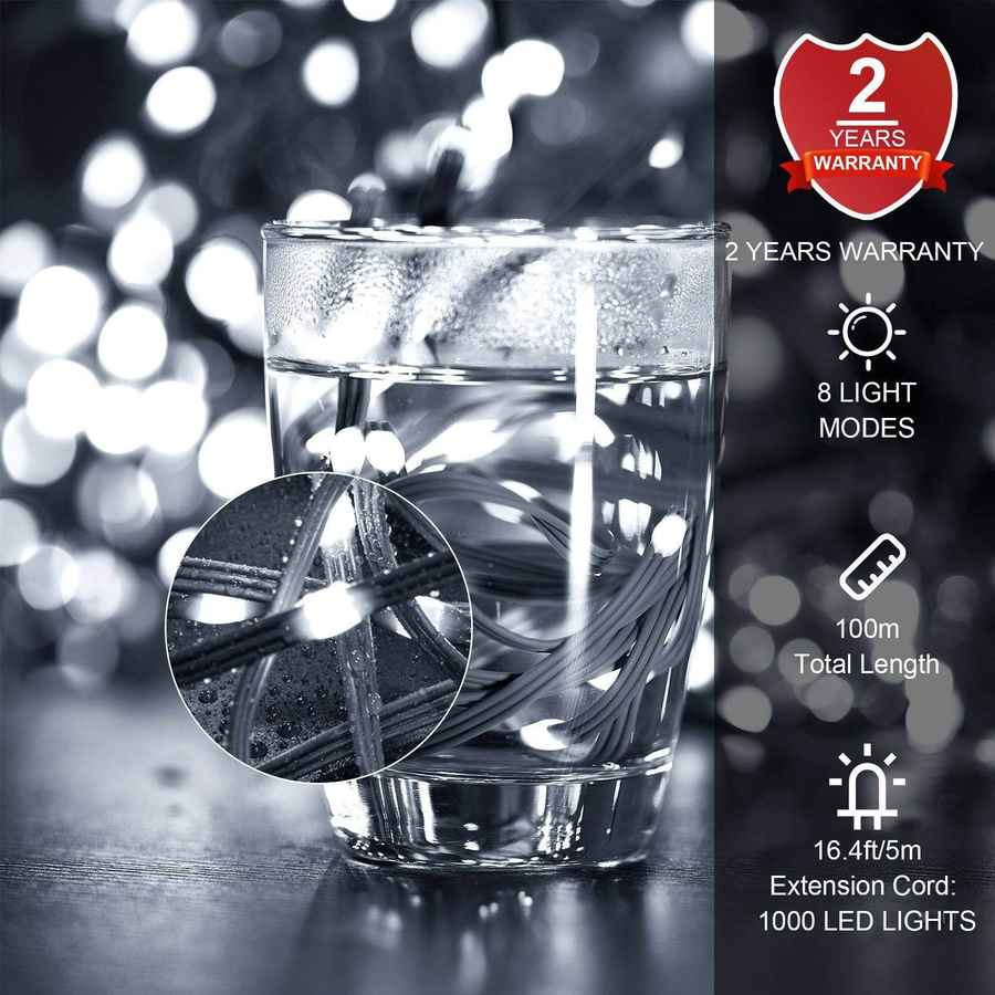 mlnshops 1000 LED Decorative Lights - Christmas Rope Lights