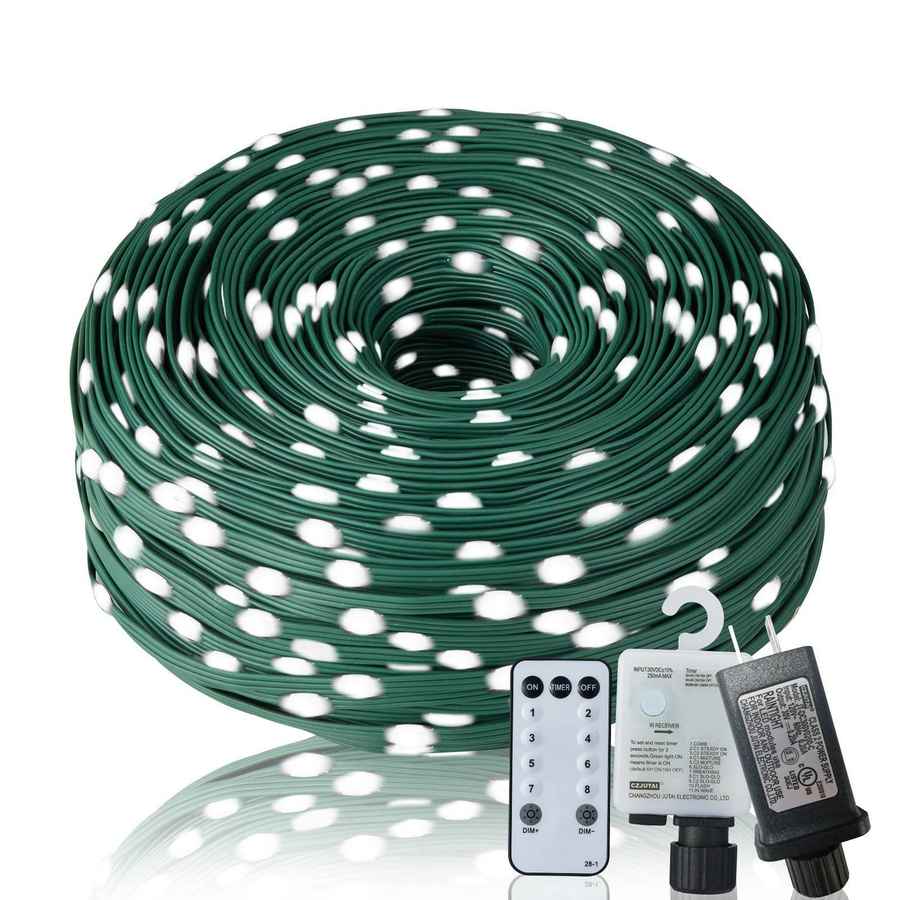 mlnshops 1000 LED Decorative Lights - Christmas Rope Lights clod white
