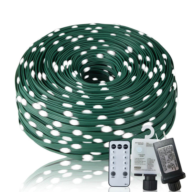 mlnshops 1000 LED Decorative Lights - Christmas Rope Lights clod white