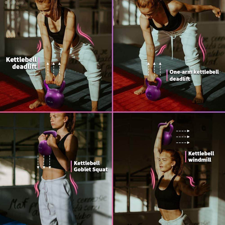 MLNshops 10lb Kettlebell Set for Women - Durable & Lightweight