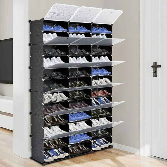 MLNshops 12-Tier Shoe Rack Organizer for Space Saving Default Title