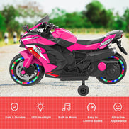 MLNshops 12V Electric Motorcycle for Kids - Sporty Design