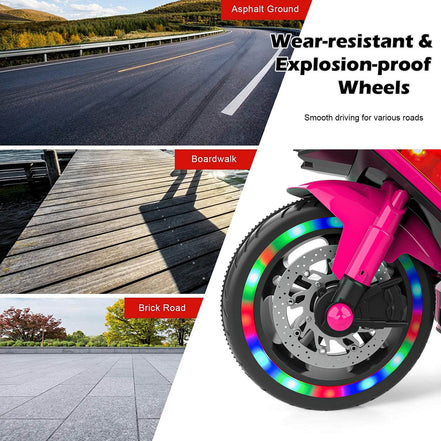 MLNshops 12V Electric Motorcycle for Kids - Sporty Design