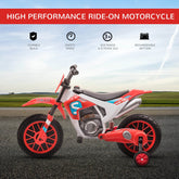MLNshops 12V Kids Electric Motorcycle with Training Wheels