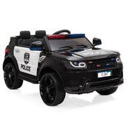 MLNshops 12V Kids Police Car Ride On with Doors