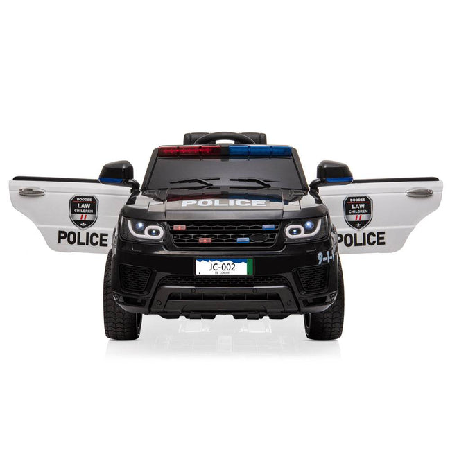 MLNshops 12V Kids Police Car Ride On with Doors Default Title