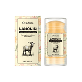 OceAura Lanolin hand and foot cream with packaging on a white background