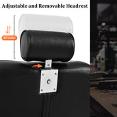 Heavy Duty Reclining Barber Chair,All Purpose Hydraulic