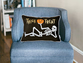 Skeletal design pillow with &