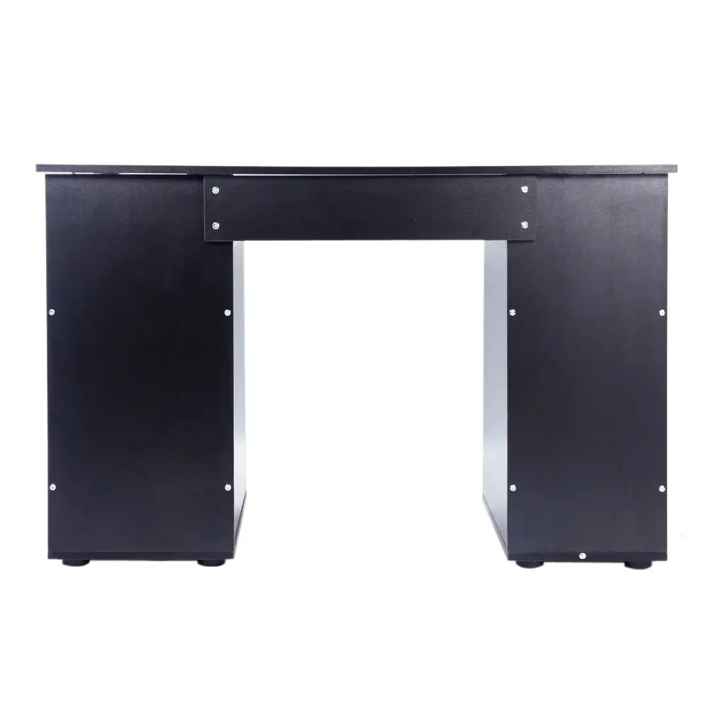 15mm MDF Portable 1pc Door with 3pcs Drawers Computer Desk (A Box) Black MLNshops]