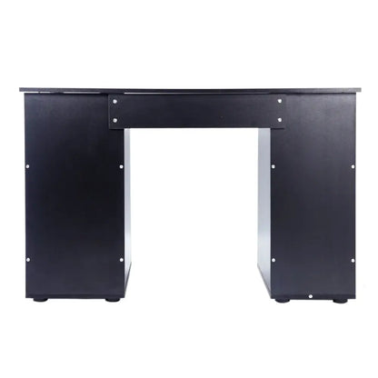 15mm MDF Portable 1pc Door with 3pcs Drawers Computer Desk (A Box) Black MLNshops]