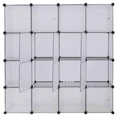 MLNshops 16-Cube Bookshelf Organizer for Stylish Storage