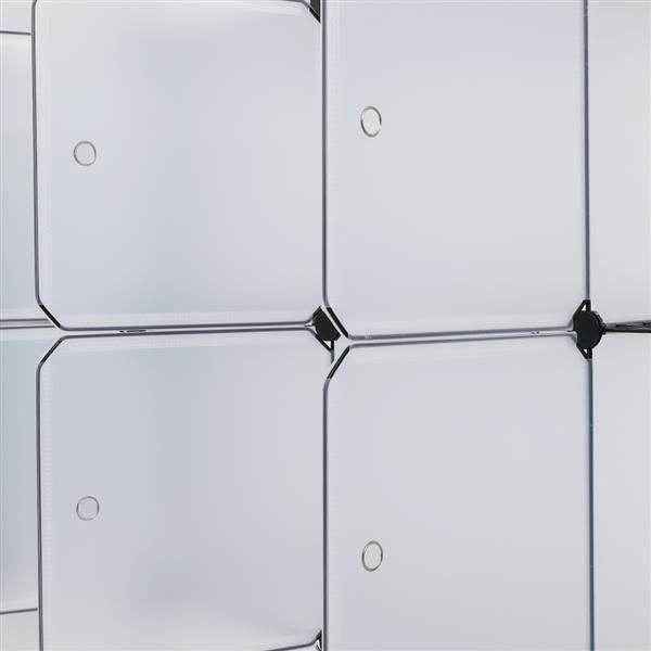 MLNshops 16-Cube Bookshelf Organizer for Stylish Storage