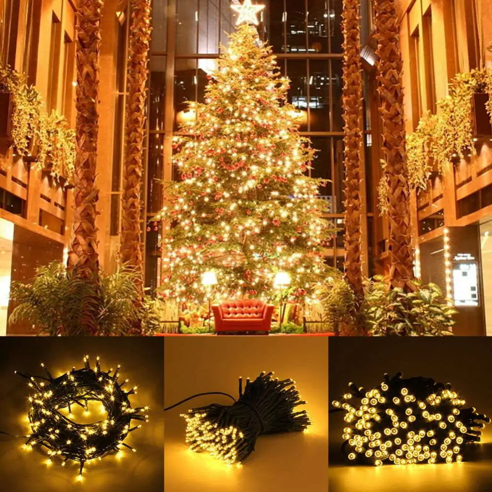 164ft Waterproof Fairy String Light Outdoor Strip Light Garden Decor Lamp MLNshops]