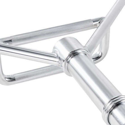Close-up of a metallic bike frame on a white background