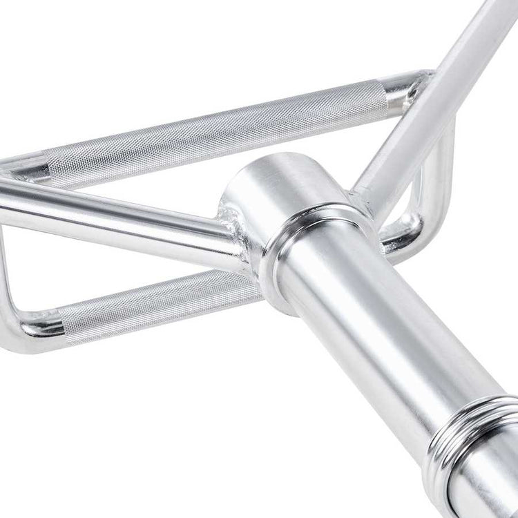 Close-up of a metallic bike frame on a white background