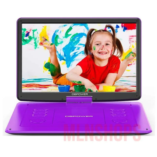 17.9" Portable DVD Player with 15.6" Large HD Swivel Screen, 6-Hour Rechargeable Battery. MLNshops]