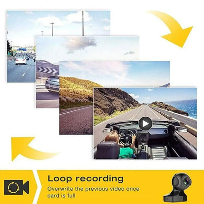 170° WiFi Dash Cam Recorder Car Camera HD 1080P Car DVR Vehicle Video G-Sensor MLNshops]