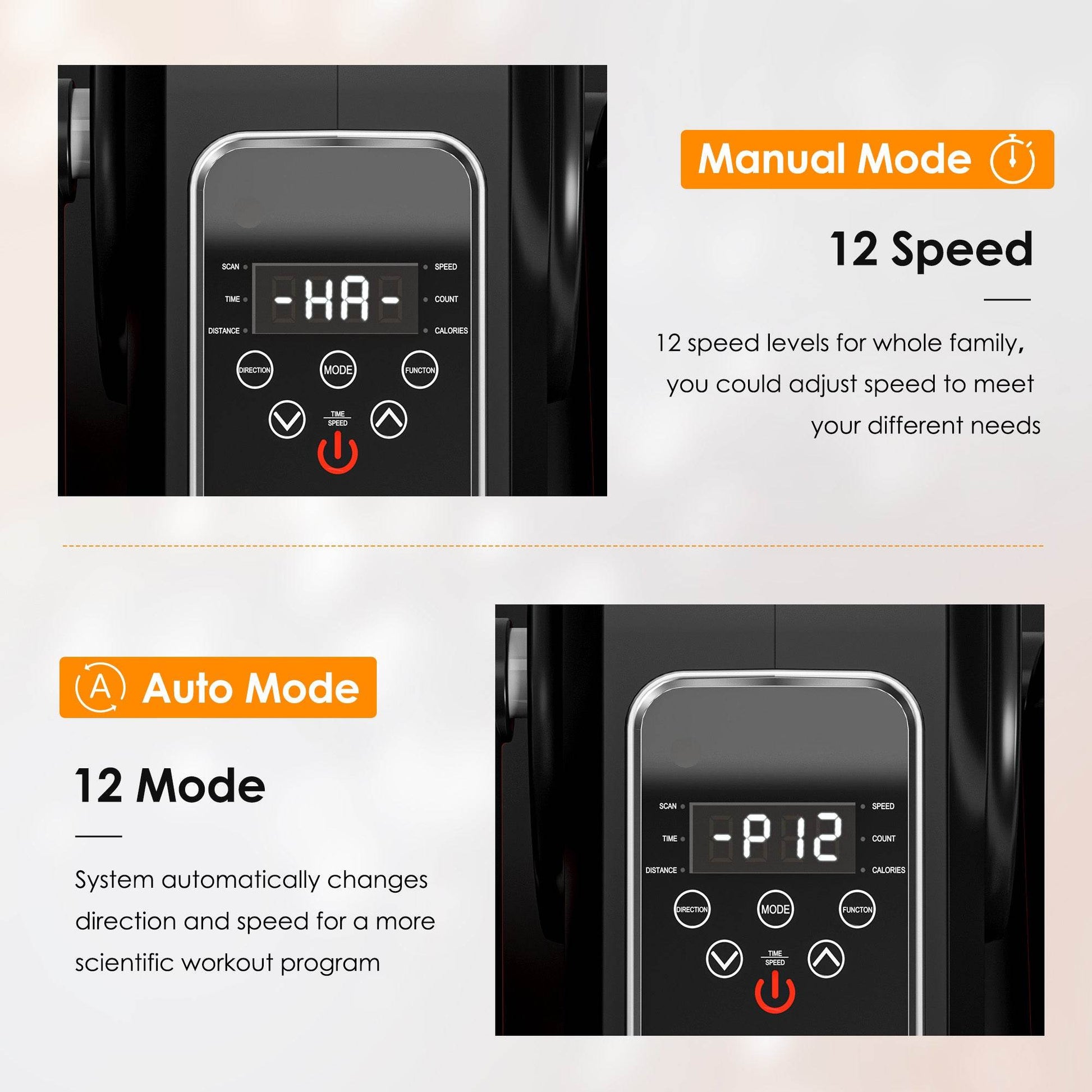 Under Desk Elliptical Machine for Seniors & Rehab Exercise