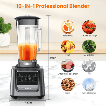 2000W High-Speed Kitchen Blender - Smoothies, Ice, Frozen Fruit