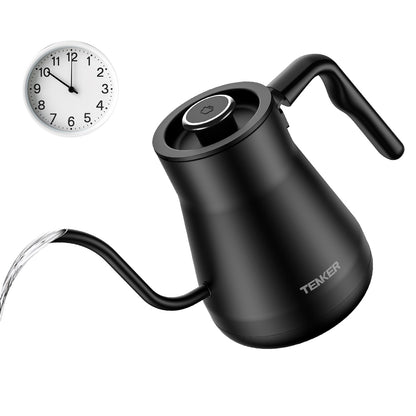 Gooseneck Electric Kettle with ±1℉ Temperature Control for Pour Over Coffee & Tea, Quick Heating, Hot Water Boiler, 1200W Default Title