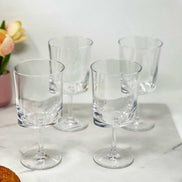 Durable 12oz plastic wine glasses from the Unbreakable Wine Glasses Set by LeadingWare, perfect for casual dining or entertaining guests.