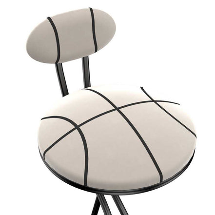 Upholstered Bar Stools Set of 2 Striped Counter Height Barstools Modern Velvet Dining Chairs for Kitchen Island, Living Room (Black & Stripe)