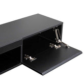 Floating TV Stand Wall Mounted with 16 Color LEDs,63&