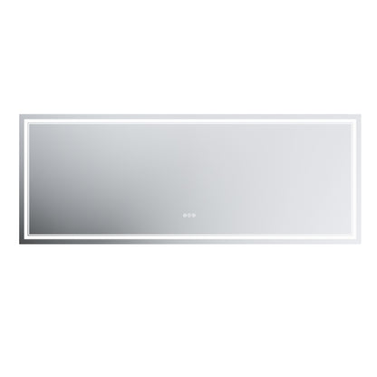 LED Bathroom Mirror, 32x84 inch Bathroom Vanity Mirrors with Lights, Mirrors for Wall with Smart Touch Button, Anti-Fog, Memory Function