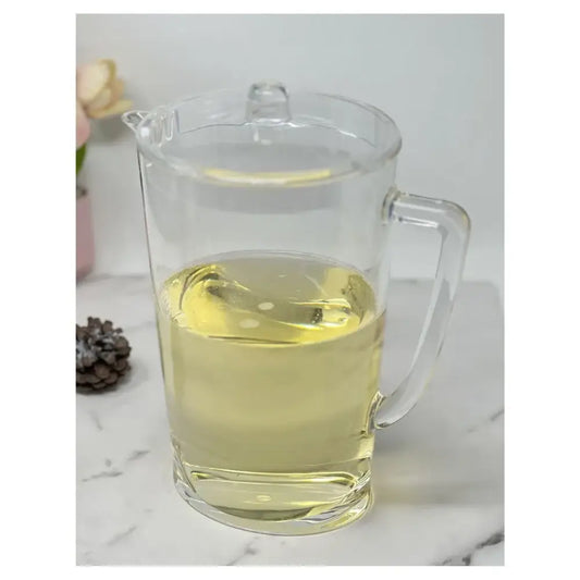 2.75 Quarts Water Pitcher with Lid, Oval Halo Design Unbreakable Plastic Pitcher, Drink Pitcher, Juice Pitcher with Spout BPA Free MLNshops]