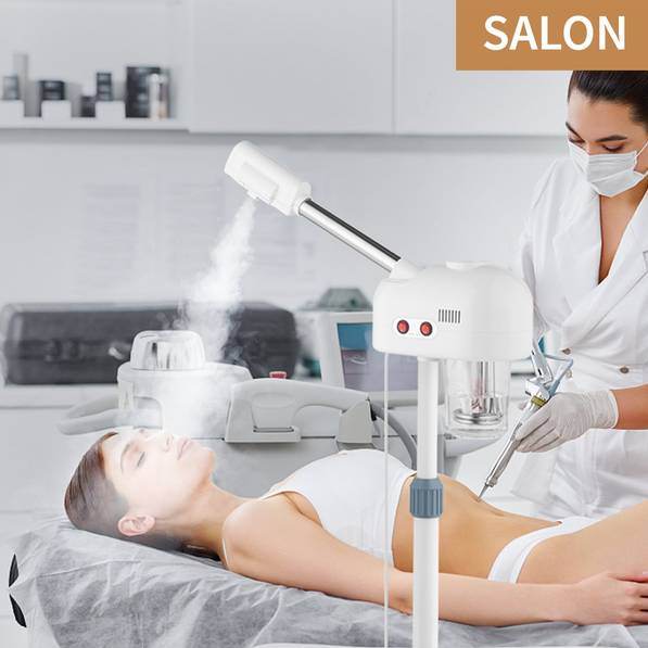 MLNshops 2-in-1 Facial Steamer with Magnifying Lamp